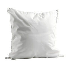 Obraz premium White Pillow Isolated on Black Background