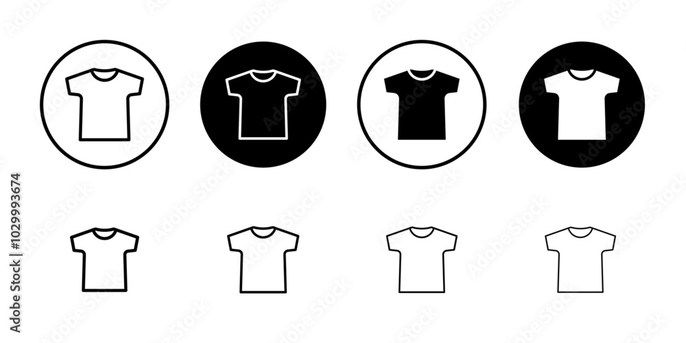 Poster shirt Icon Outline vector for web ui