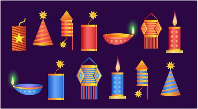 Happy Diwali Celebration Background Diwali Festival icon