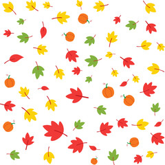 Cozy Autumn Leaves Pattern