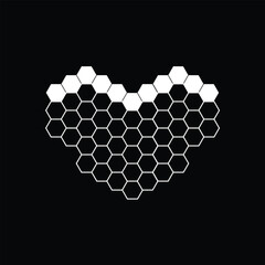 Heart Bee Swarm Cells