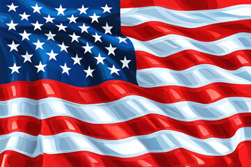 Obraz premium Us Flag Background