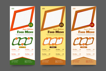 Food Rollup Banner Design