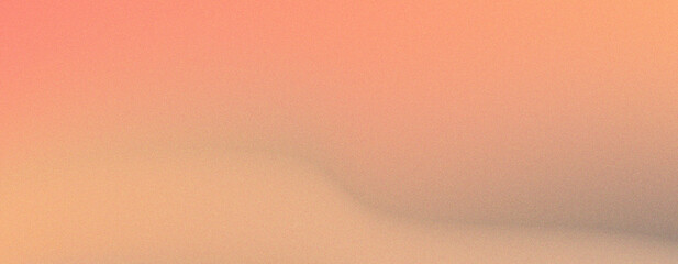 Grainy gradient background salmon and gray line retro noise texture summer banner poster backdrop design, glowing vibrant noise texture, colorful retro banner design