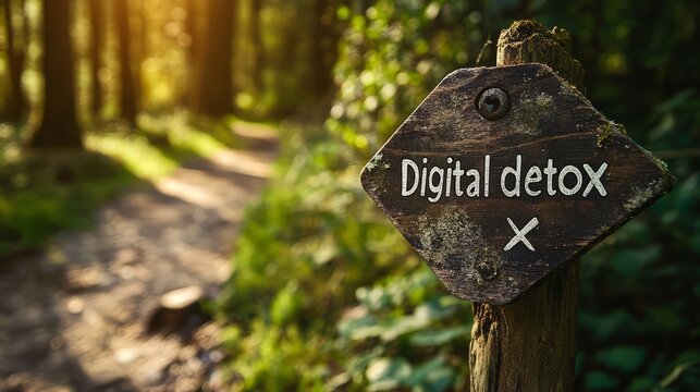 Digital Detox sign