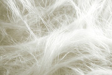 Obraz premium Close-up of soft, white fibers. Perfect for designs needing a delicate, airy texture.