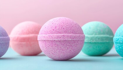 Obraz premium DIY bath bomb kits, making spa treats