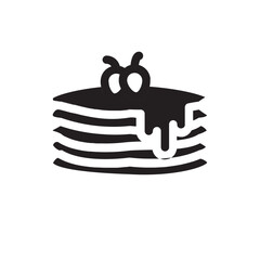 Fluffy Pancake Stack with Syrup and Butter – Breakfast Bliss