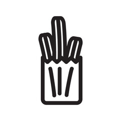 Obraz premium Crunchy Churros with Cinnamon Sugar Vector