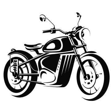 recommend clip art: Silhouette Motorcycle Illustration