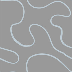 Seamless abstract pattern with squiggles and scribbles. Weaved curved lines. Chaotic ink scribbles decorative texture. Messy doodles, wavy