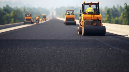 Precision Asphalt Resurfacing Along a Wide Urban Highway