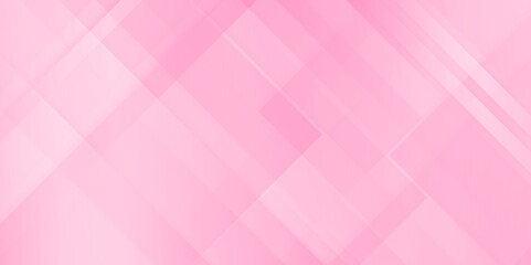 Pink background with geometric squares and lines, geometric background with pink abstract various shapes, Modern seamless and stylist technology and business abstract background.