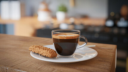 cup of coffee with beans