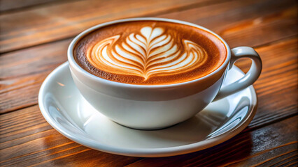 cup of coffee with beans