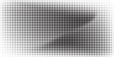 Halftone dots gradient texture pattern with digital technology background. Pop art comic dots with summer background. Modern vector