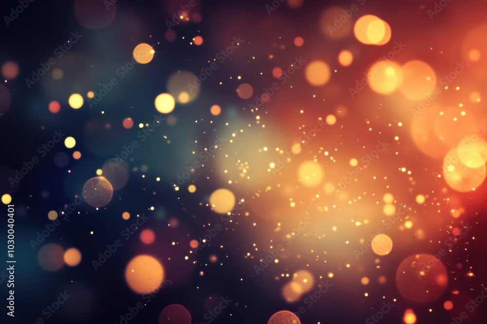 Poster beautiful bokeh illumination texture layer