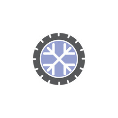 Winter tire icon sign vector,Symbol, logo illustration for web and mobile
