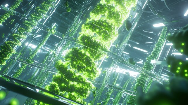 Ethical Considerations in Genetic Engineering - Detailed 3D Render of Lab Discussion on Science and Ethics