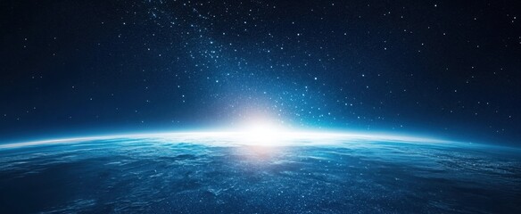 Fototapeta premium The Earth and Stars Above