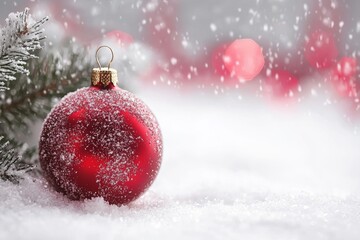 Fototapeta premium Christmas Season Background created with Generative AI