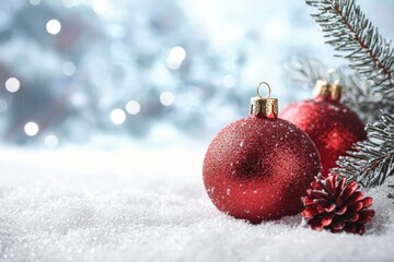 Christmas Season Background created with Generative AI