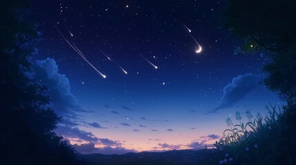 nice theme anime background for wallpaper