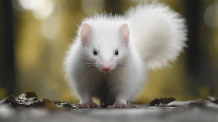 Cute Albino Ferret