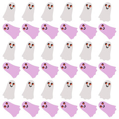 COLORFUL HALLOWEEN RETRO PATTERN TEXTURE BACKGROUND WALLART