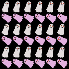 COLORFUL HALLOWEEN RETRO PATTERN TEXTURE BACKGROUND WALLART