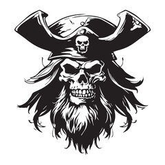 scary monster fish piranha fine details black isolated on white logo tattoo style swimming in water high quality vector for print tee shirt 