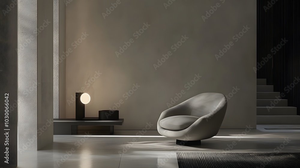 Poster 57. **a minimalist setting with a soft focus inviting attention to the product is elegance.