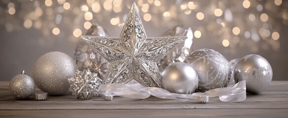 The Silver Star and Ornaments