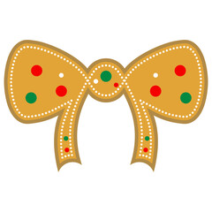 Gingerbread Ribbon Bow