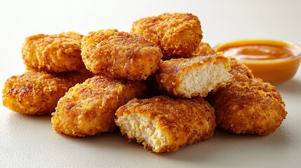 chicken strips, product photography, cheese flavor, white background --ar 16:9 --quality 2 --style raw --stylize 750 --v 6.1 Job ID: df71ea88-bb9c-431b-9277-2861084453c5