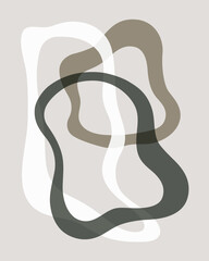 contemporary vector abstract three plane composition