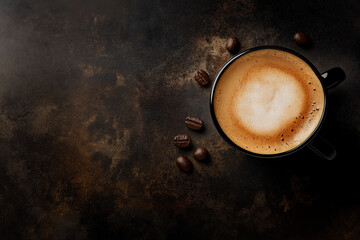 background for advertising coffee beans