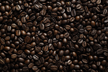 background for advertising coffee beans