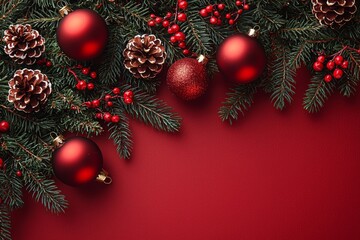 Christmas Season Background created with Generative AI