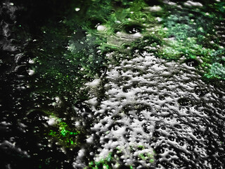 The abstract art design background of grease coated ong steel machine,