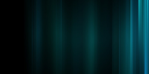 Modern blue and green abstract high-speed light motion effect on black background
