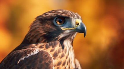 Majestic Hawk Portrait