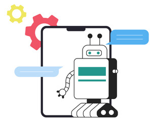 Support chatbot answering customers' questions