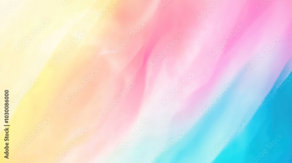 Aufkleber abstract colorful background with pastel hues, soft gradient, and smooth transitions for design proj