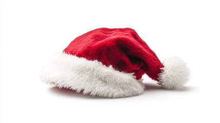 Santa Hat Christmas Cheer:  A classic red Santa hat with a fluffy white trim, ready to spread holiday joy. Perfect for festive crafts, decorations, and seasonal designs. 
