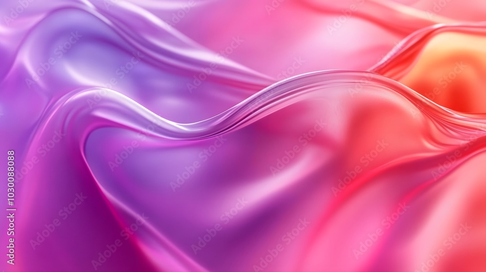 Poster 26. **a flowing gradient backdrop that enhances the contours of the displayed product.