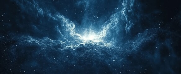 The Cosmic Nebula in Blue
