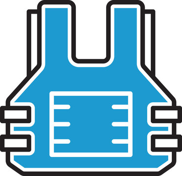 Bullet Proof Jacket Icon
