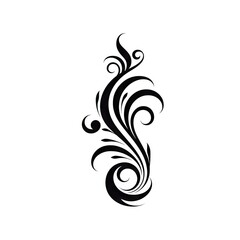 Baroque Victorian Frame Ornament, Floral Border, Baroque Decoration Element, Twin Icon, Filigree Flourish