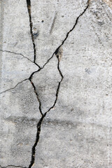 Obraz premium Cracked wall concrete texture high resolution photo